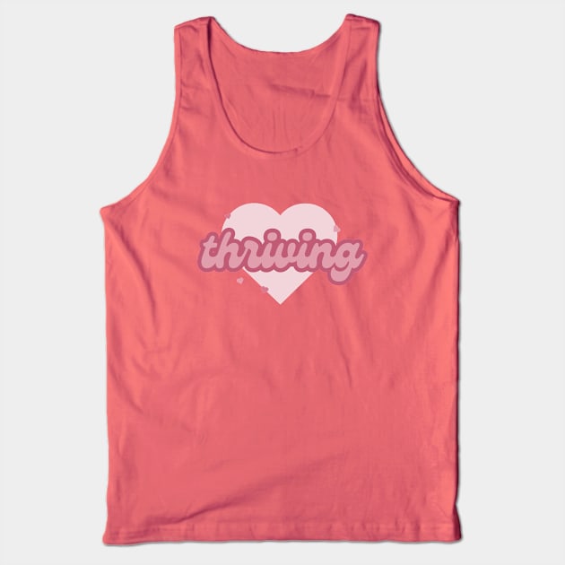 'thriving' y2k vintage inspired tee Tank Top by twothousands